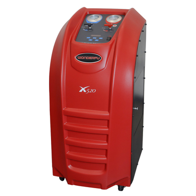 Macchina rossa di recupero del refrigerante dell'automobile dell'ABS con la scala elettronica
