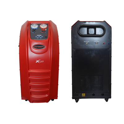 Macchina di recupero del refrigerante dell'automobile dell'ABS X520 con l'esposizione LCD del condensatore del ventilatore