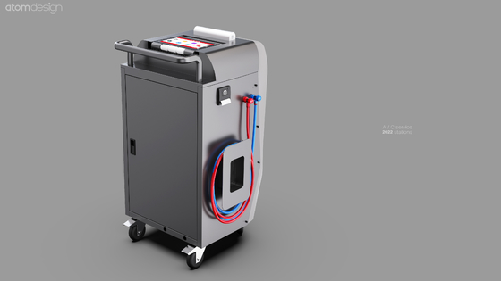 300g / Vetro di vista della macchina di recupero del refrigerante di CA di Min Flushing con lo schermo girante