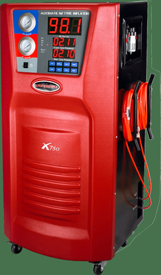 automatico pieno di inflazione di Tiro dell'azoto di colore rosso 220V per 4 gomme