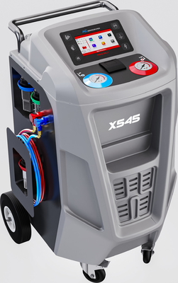 Macchina grigia completamente automatica R134a di recupero del refrigerante dell'automobile X545 con la stampante della base di dati